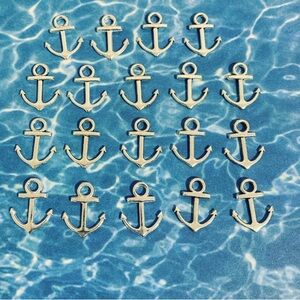 19pc Silver Anchor Charms - Silver - 19pc Set - NWOT